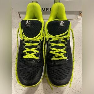 Under Armour Steph Curry Black / Neon Green / Grey Sneakers Men’s Size 10.5